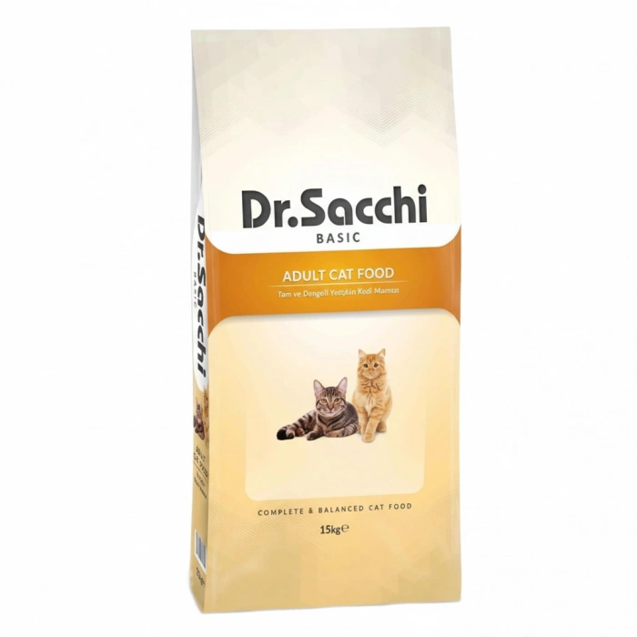 Dr. Sacchi Basic Tavuklu Yetişkin Kedi Maması 15 kg