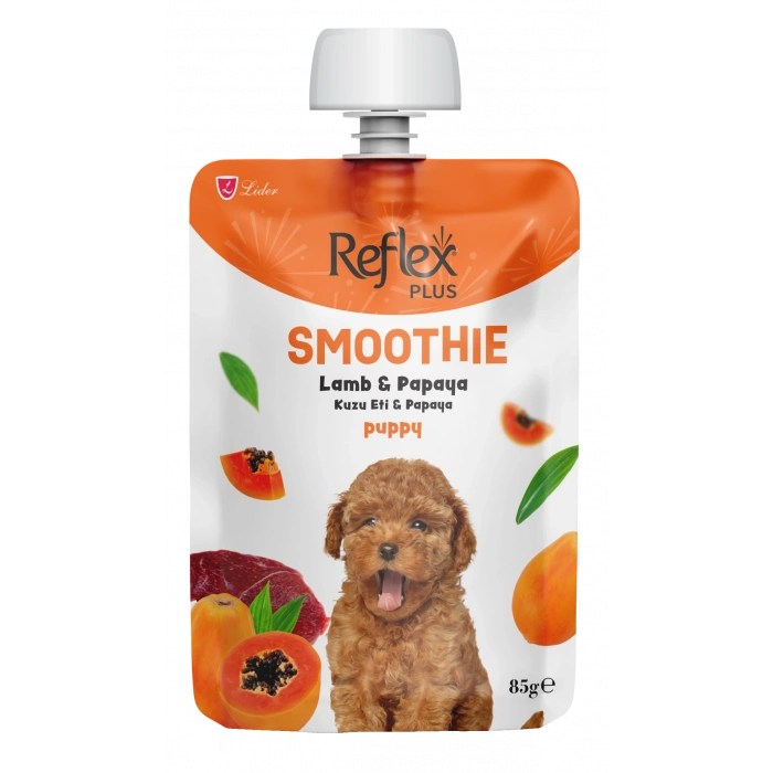 Reflex Plus Smoothie Kuzu Etli Ve Papayalı Yetişkin Köpek Sıvı Ödül Maması 85 gr