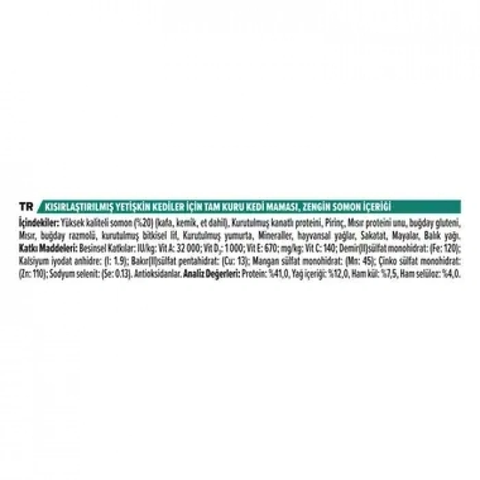 Pro Plan Sterilised Somonlu Kısırlaştırılmış Yetişkin Kedi Maması 10 kg