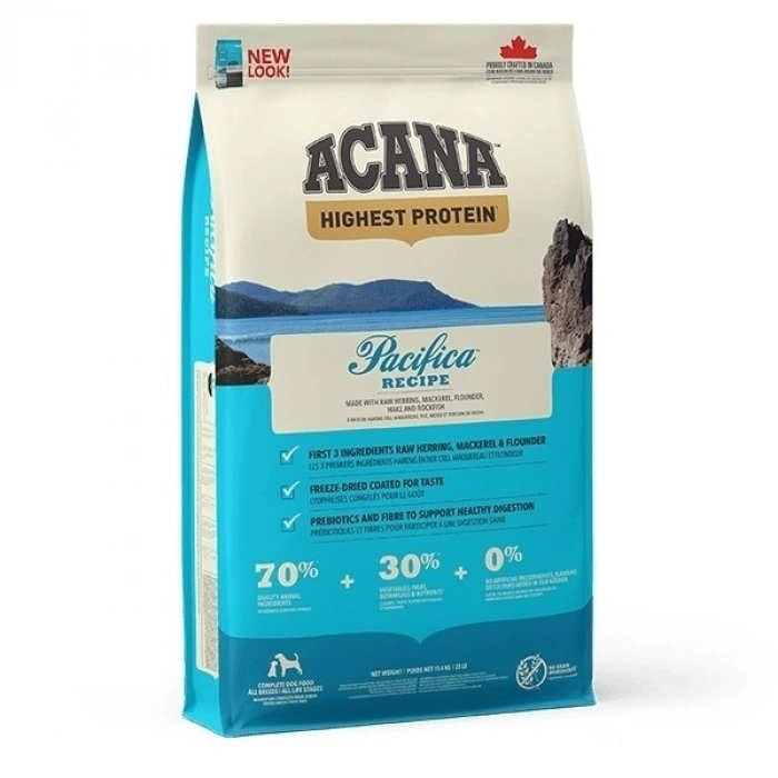 Acana Pacifica Balıklı Tahılsız Yüksek Proteinli Yetişkin Köpek Maması 11,4 kg