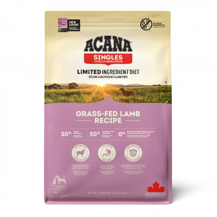 Acana Grass-Fed Lamb Kuzulu Tahılsız Köpek Maması 2 Kg