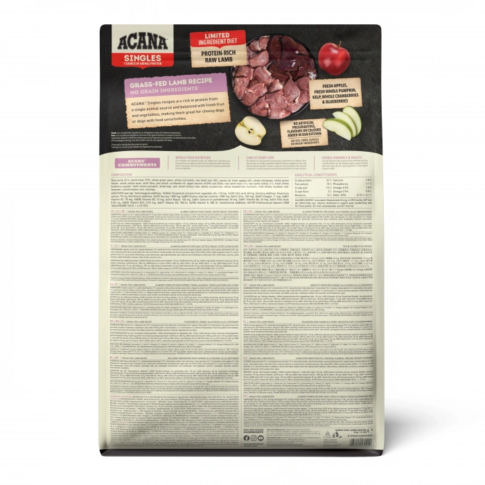 Acana Grass-Fed Lamb Kuzulu Tahılsız Köpek Maması 2 Kg