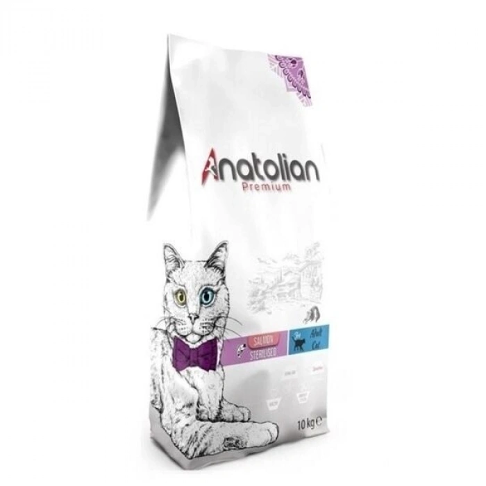 Anatolian Premium Somonlu Kısırlaştırılmış Kedi Maması 10 kg