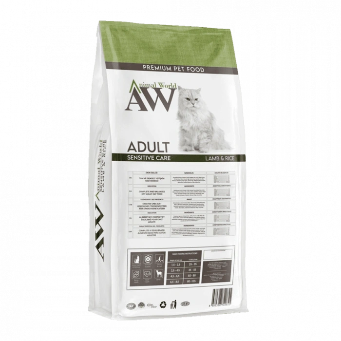 Animal World Kuzulu Yetişkin Kedi Maması 15 kg