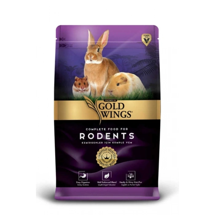 Gold Wings Premium Kemirgen Yemi 1 kg