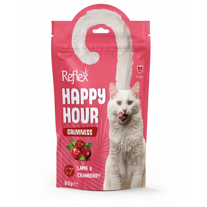Reflex Happy Hour Sakinleşmeyi Destekleyici Kedi Ödül Maması 60 gr