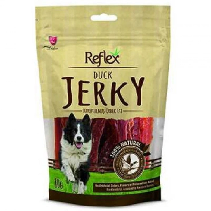 Reflex Kurutulmuş Ördek Eti Şeritleri Köpek Ödül Maması 80 gr