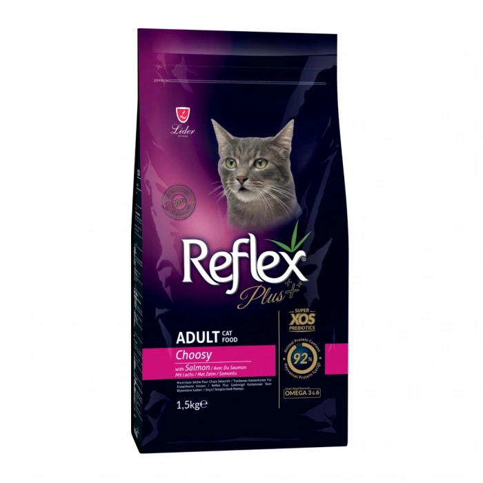 Reflex Plus Choosy Somonlu Yetişkin Kedi Maması 1,5 kg