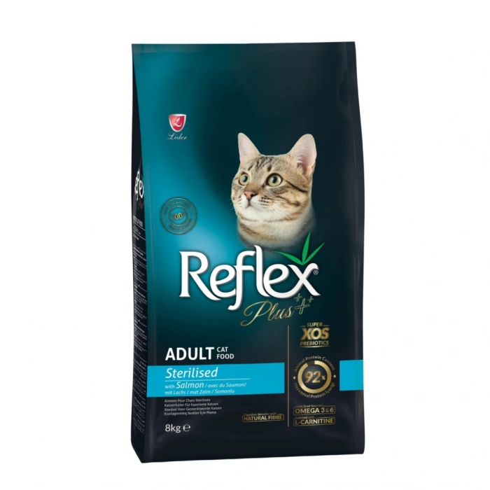 Reflex Plus Somonlu Kısırlaştırılmış Yetişkin Kedi Maması 8 kg