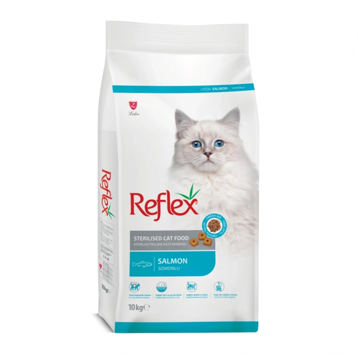 Reflex Somonlu Kısırlaştırılmış Yetişkin Kedi Maması 10 kg