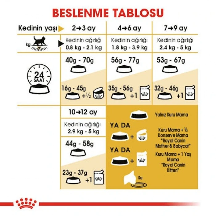 Royal Canin British Shorthair Kitten Yavru Kedi Kuru Maması 2 kg