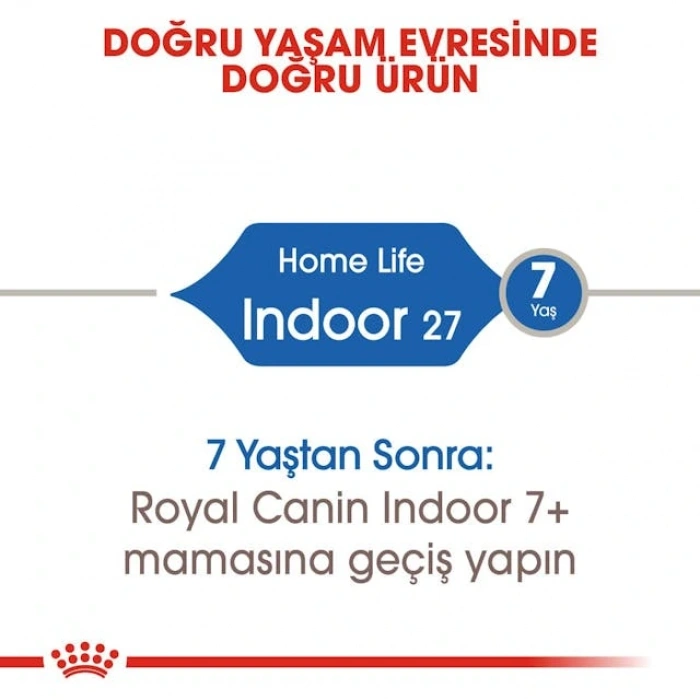 Royal Canin Indoor 27 Yetişkin Kedi Kuru Maması 2 kg