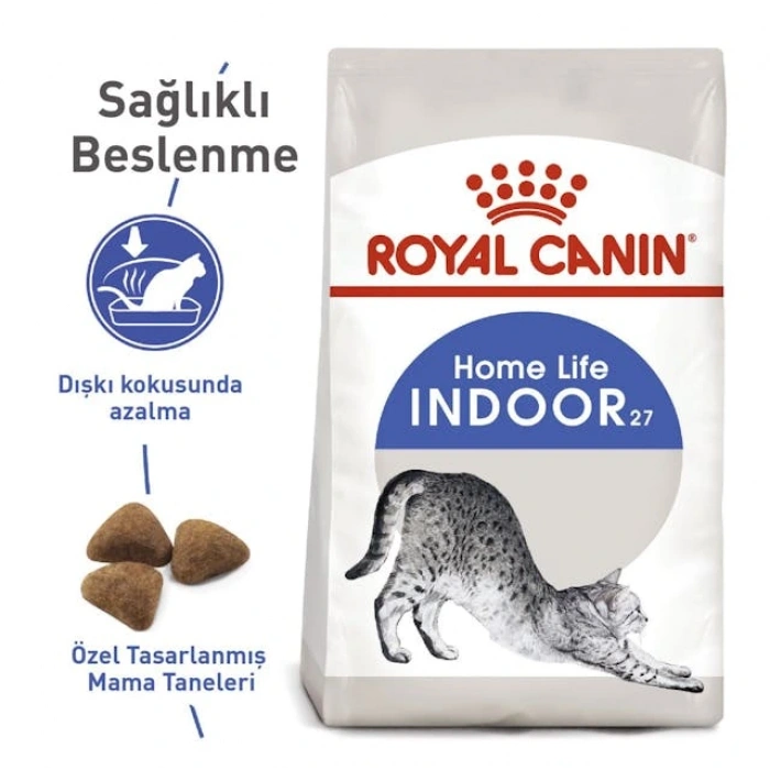 Royal Canin Indoor 27 Yetişkin Kedi Kuru Maması 400 gr