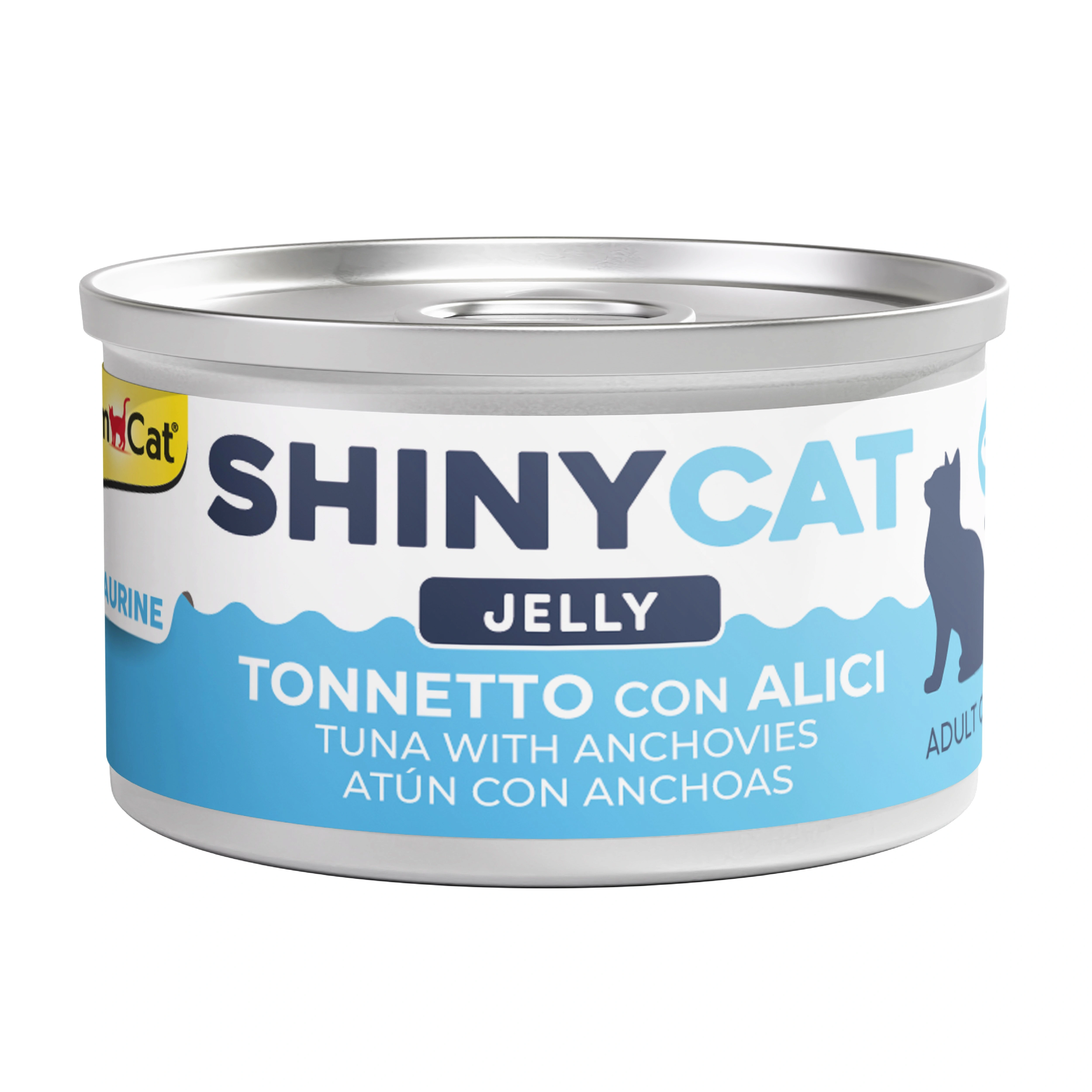 Shinycat Jöle İçinde Ançüezli Ton Balıklı Konserve Kedi Maması 70 gr