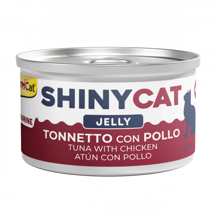 Shinycat Jöle İçinde Tavuklu ve Ton Balıklı Konserve Kedi Maması 70 gr