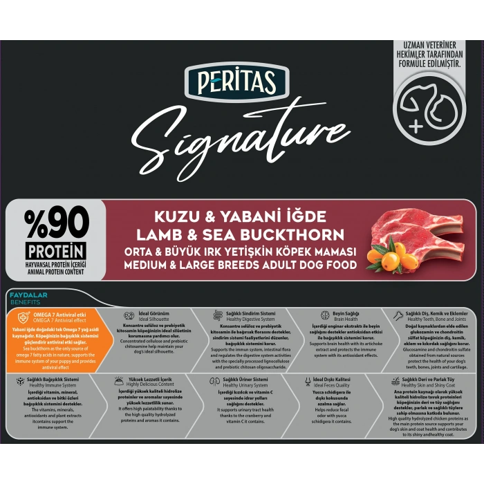 Signature Kuzulu Yetişkin Köpek Orta ve Büyük Irk - 3 kg