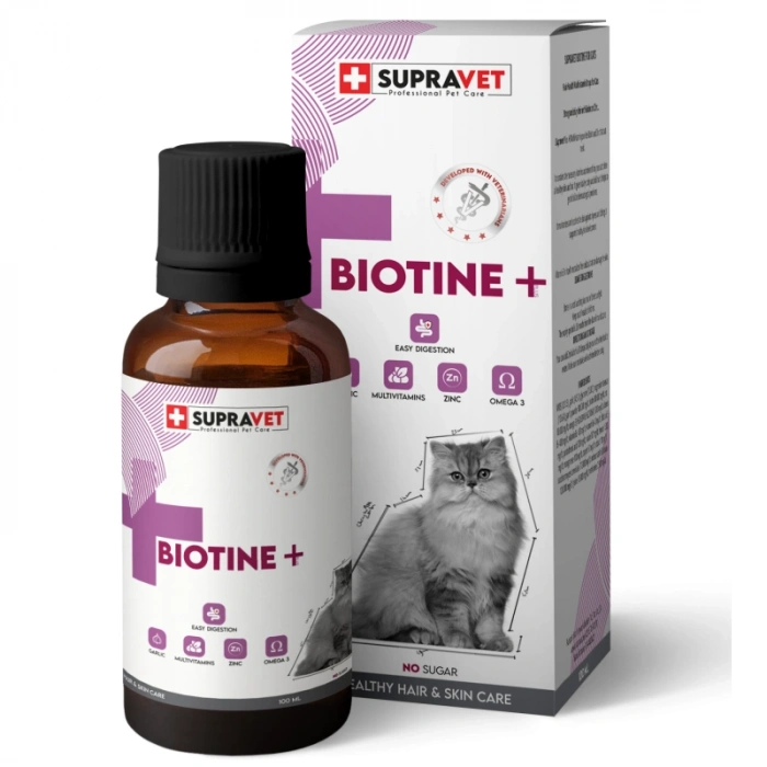 Supravet Biotine Cat Extra Deri Ve Tüy Sağlığı Damlası