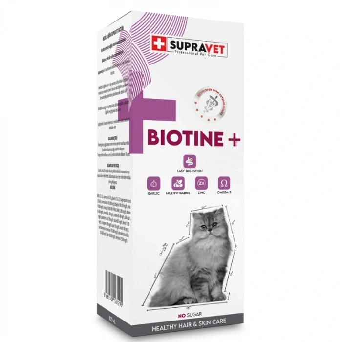 Supravet Biotine Cat Extra Deri Ve Tüy Sağlığı Damlası