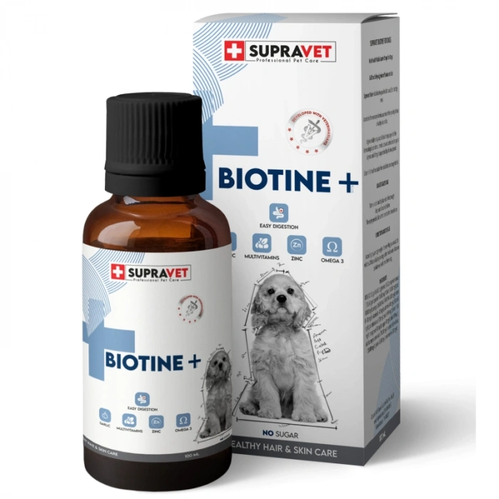 Supravet Biotine Dog Extra Deri Ve Tüy Sağlığı Damlası