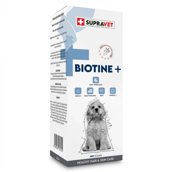 Supravet Biotine Dog Extra Deri Ve Tüy Sağlığı Damlası