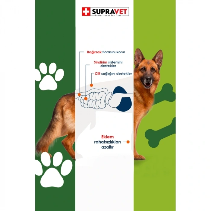 Supravet Köpek İçin Bağışıklık Güçlendirici Toz Probiyotik 30x1,5gr