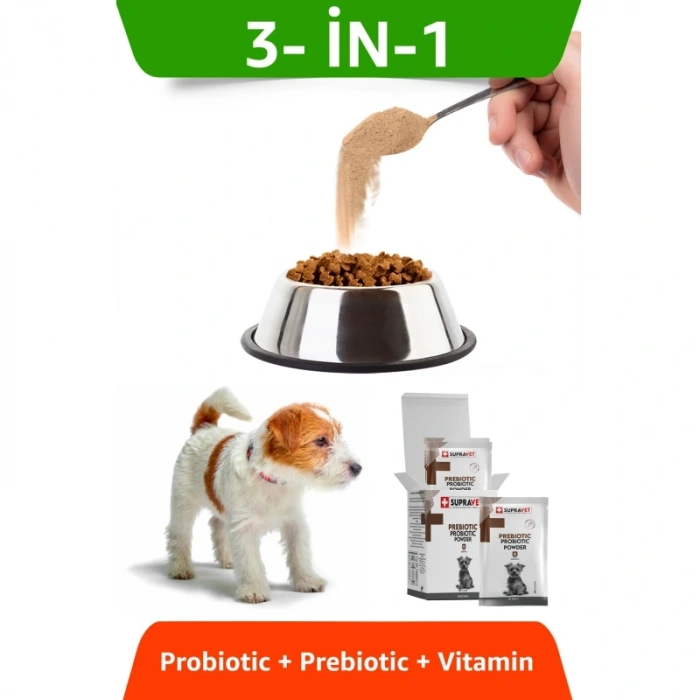 Supravet Köpek İçin Bağışıklık Güçlendirici Toz Probiyotik 30x1,5gr
