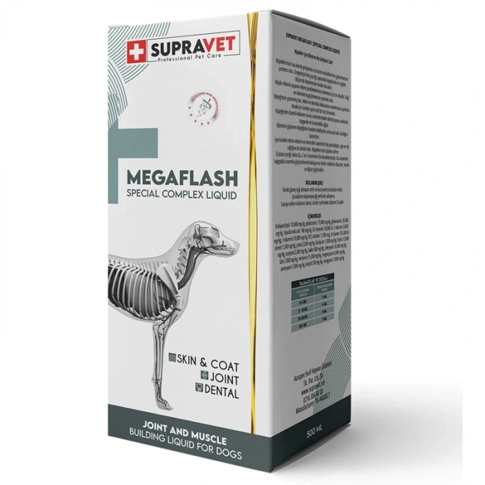 Supravet Köpekler İçin Eklem Ve Kas Geliştirici Likit XXL 500 ml