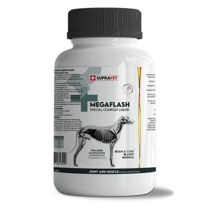 Supravet Köpekler İçin Eklem Ve Kas Geliştirici Likit XXL 500 ml