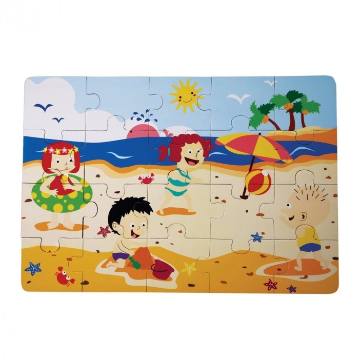 1282-cs , Ahşap Yer Puzzle