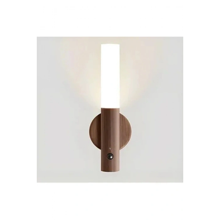 1w Magnetli Sensörlü Led Aplik Hs-5890 Kablosuz Duvar Lambası Gün Işığı