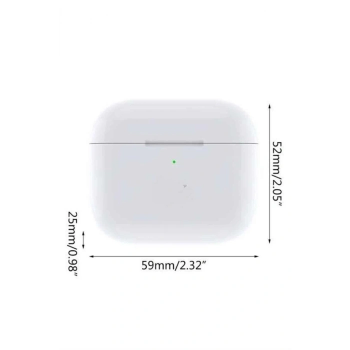 3.nesil İos Android Uyumlu Bluetooth 5.0 Beyaz Çağrı Cevaplama