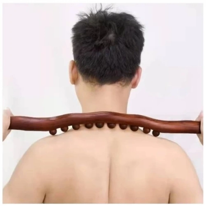 60 Cm Doğal Ahşap Masaj Sopası