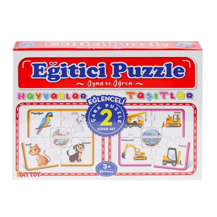 7196 Çark Puzzle Hayvanlar