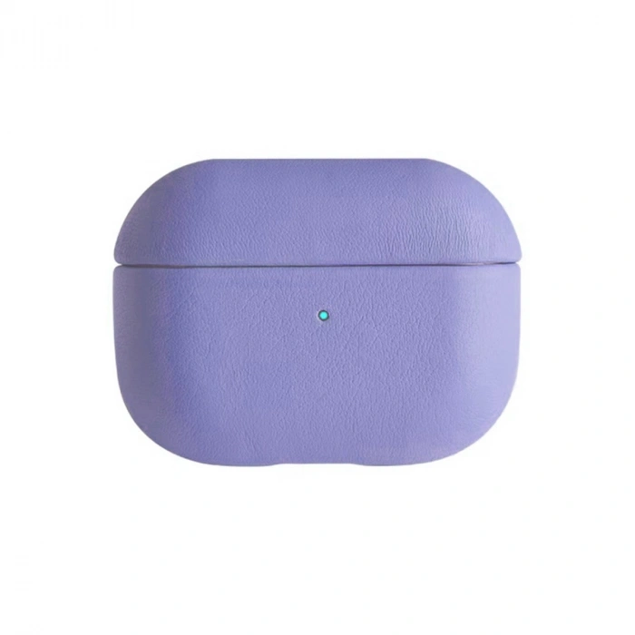 Airpods Pro 2 (2.nesil) 405 Deri Kılıf - Lila