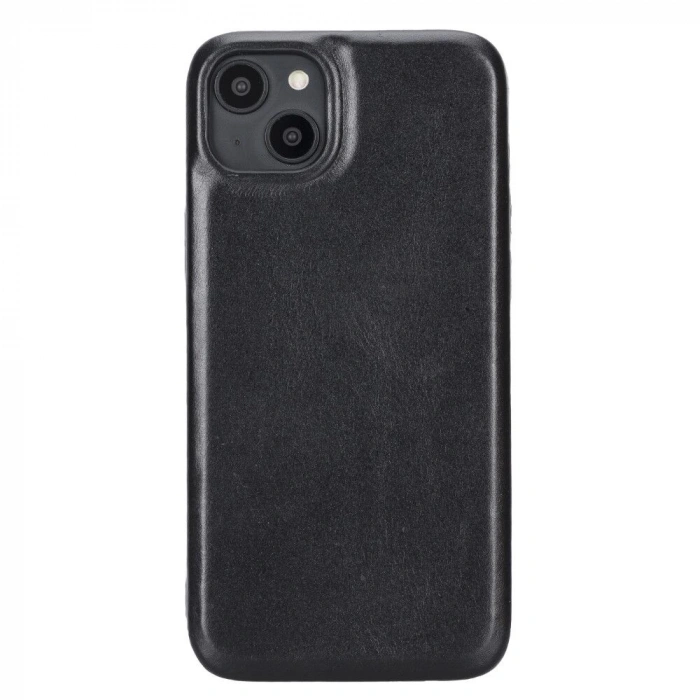 Apple İphone 15 Plus Uyumlu Deri Arka Kapak Rock Rst1