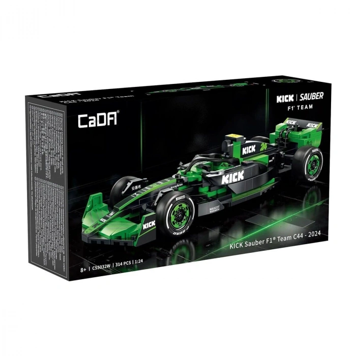 C55032w Cada Sauber F1 Formula Aracı 314 Parça Block Oyuncak