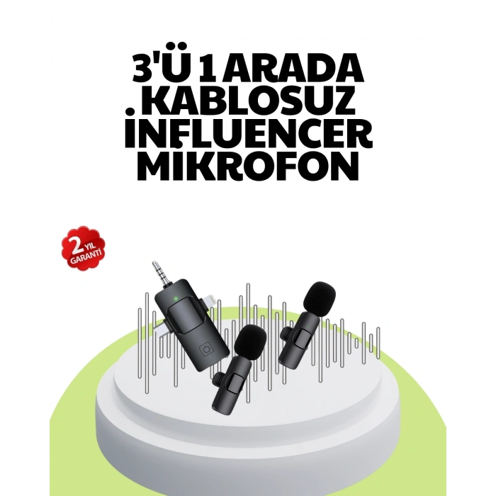 Çok Yönlü Mikrofon - Net Ses, Uzun Pil