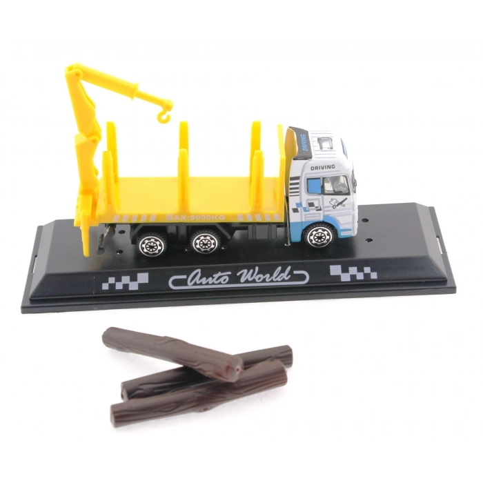 Die Cast Mini Sarı Kütük Kamyonu