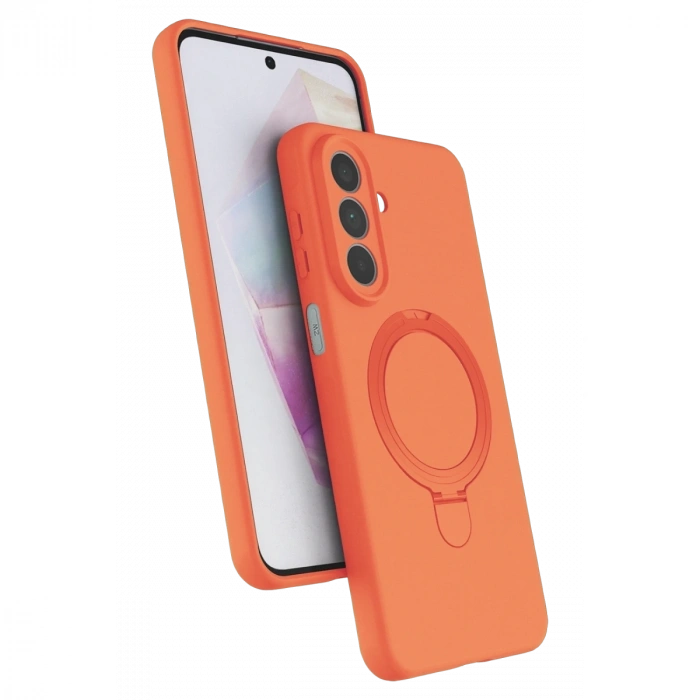 Galaxy A27 5g Regal Magsafe Standlı Kapak - Turuncu
