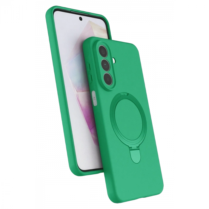 Galaxy A27 5g Regal Magsafe Standlı Kapak - Yeşil