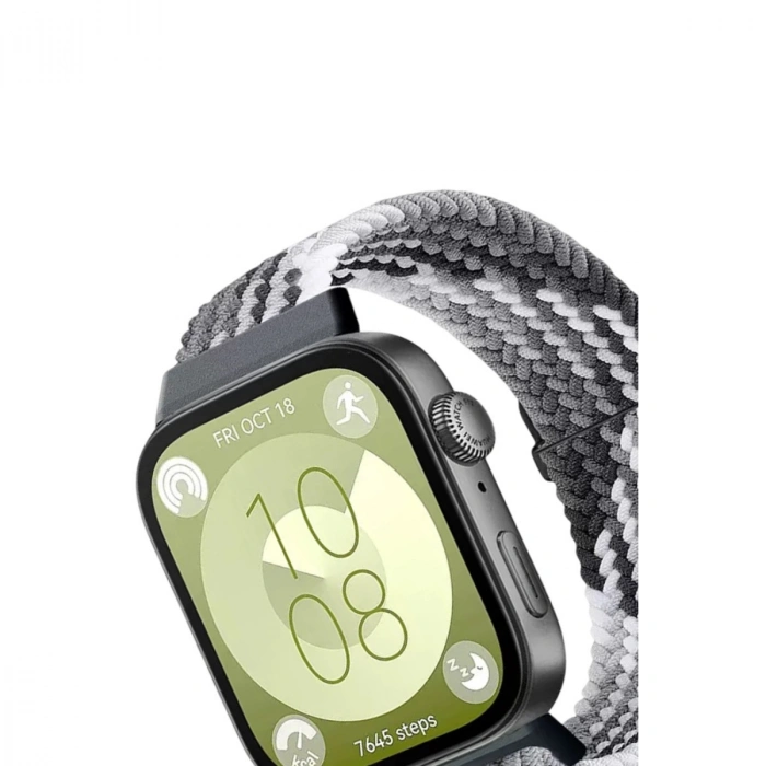 Huawei Fit 4  Kordon - Gri-siyah