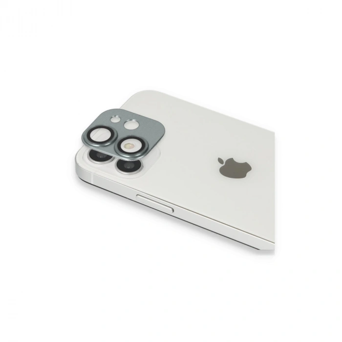 İphone 11 Pers Alüminyum Kamera Lens - Yeşil