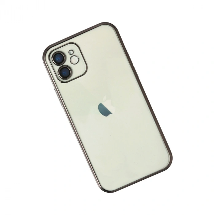 İphone 12 Kılıf Razer Lensli Silikon - Siyah