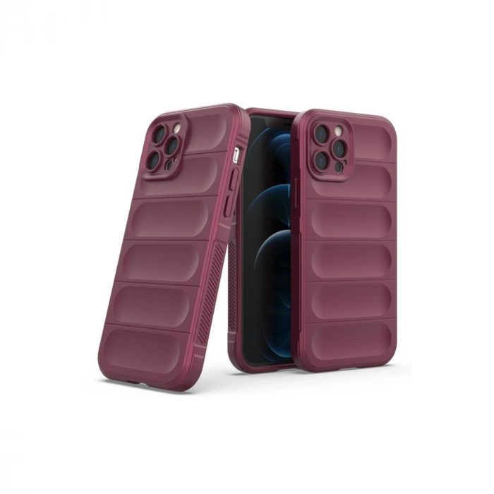 İphone 12 Pro Kılıf Optimum Silikon - Bordo