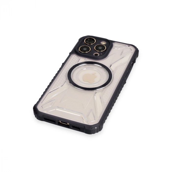 İphone 12 Pro Kılıf Prag Magneticsafe Kapak - Siyah