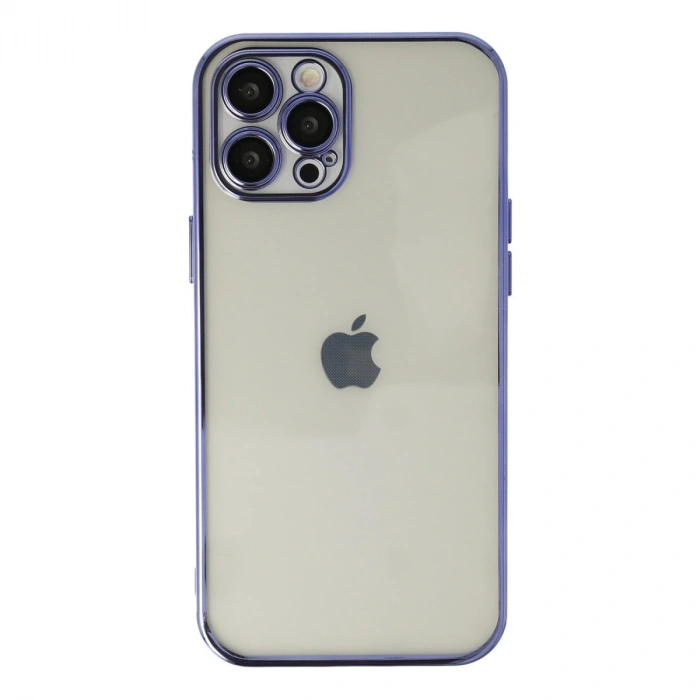 İphone 12 Pro Kılıf Razer Lensli Silikon - Mor