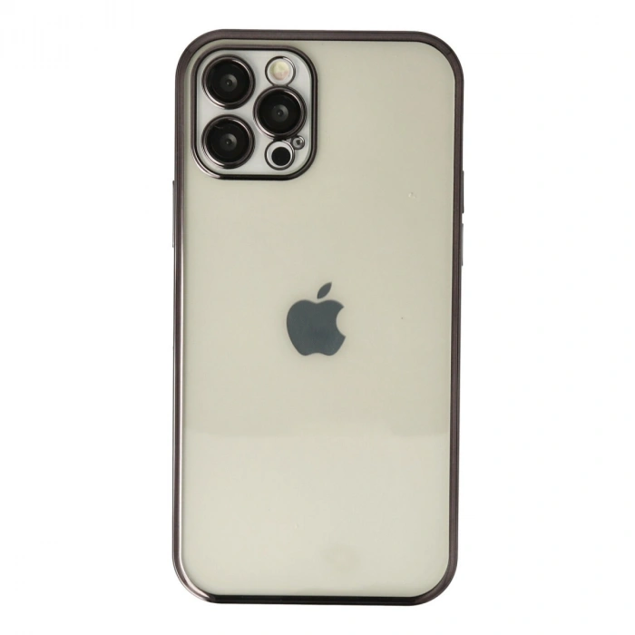 İphone 12 Pro Max Kılıf Razer Lensli Silikon - Siyah