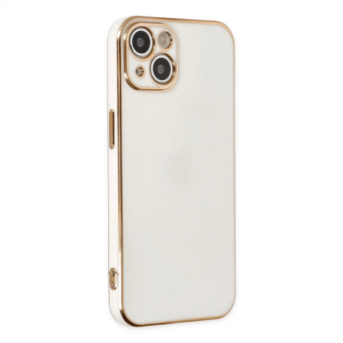 İphone 14 Kılıf Volet Silikon - Beyaz