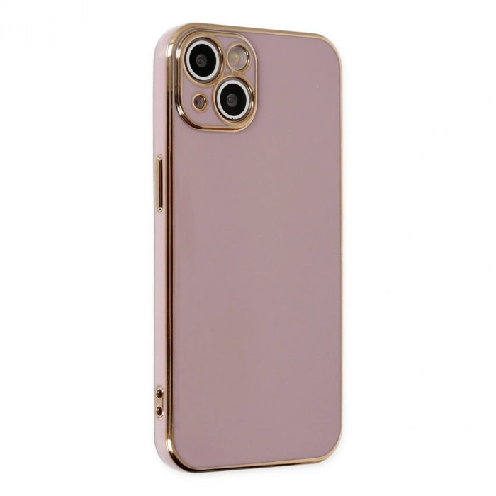 İphone 14 Kılıf Volet Silikon - Mor