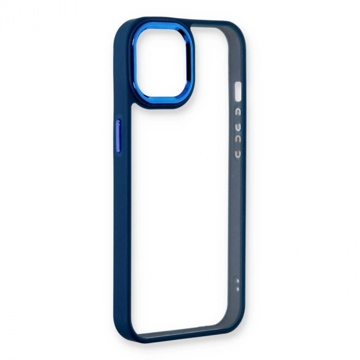 İphone 14 Plus Kılıf Dora Kapak - Mavi